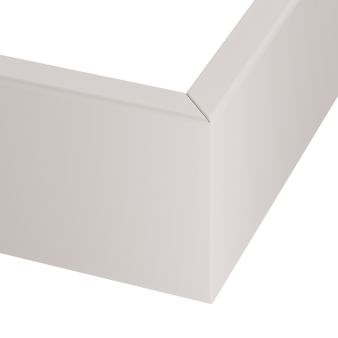 Bravo seamless corner sofa 80mm White