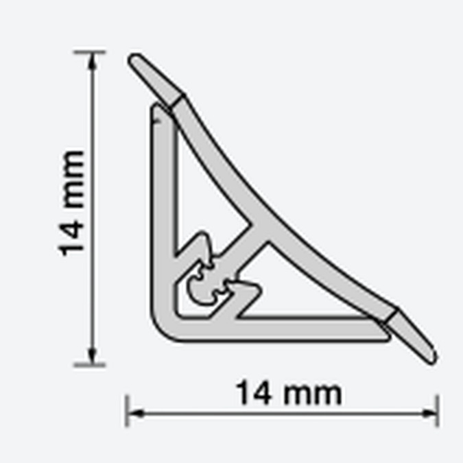 Listwa Przyblatowa PCV 3m Athabaska