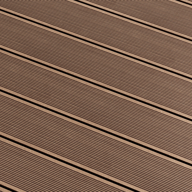 Композитная террасная доска BERGDECK B150 Матовый дикий тик 2,4 м
