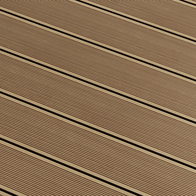 Композитная террасная доска BERGDECK B150 Матовый дикий тик 2,4 м