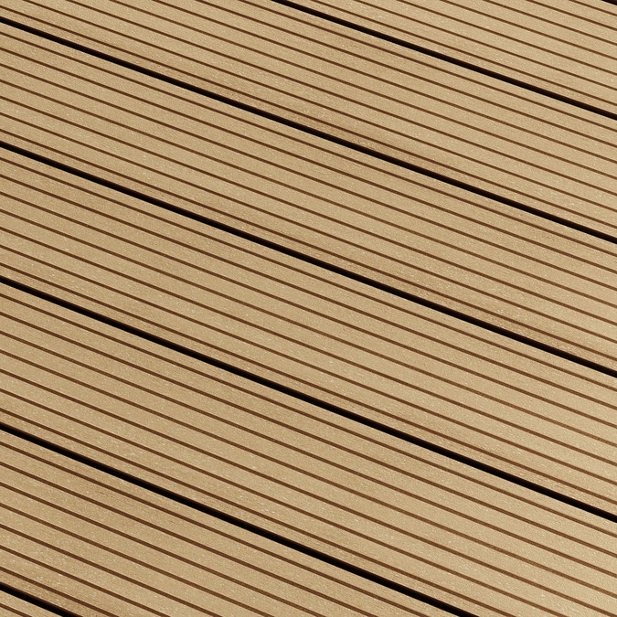 Композитная террасная доска BERGDECK B150 Матовый дикий тик 2,4 м