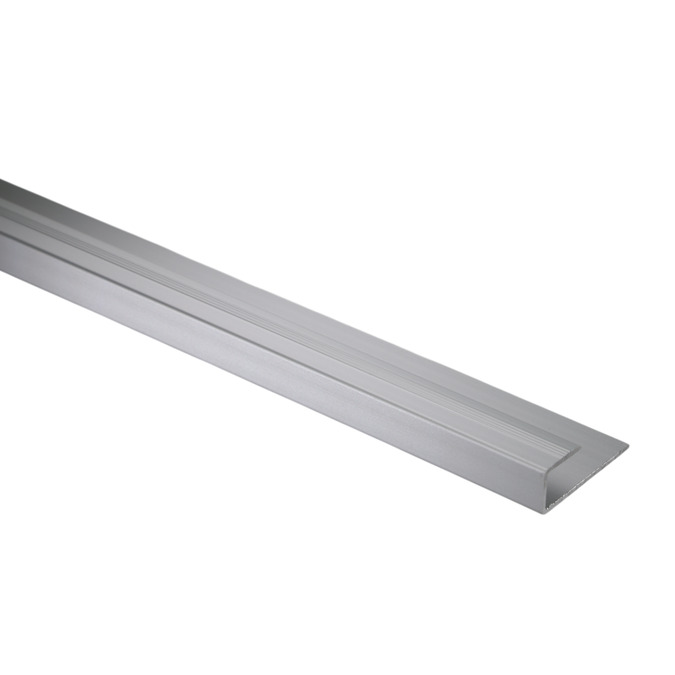 Profil zakończeniowy aluminiowy do paneli podłogowych „U” 10,5 x 930 mm anodowany srebrny matowy