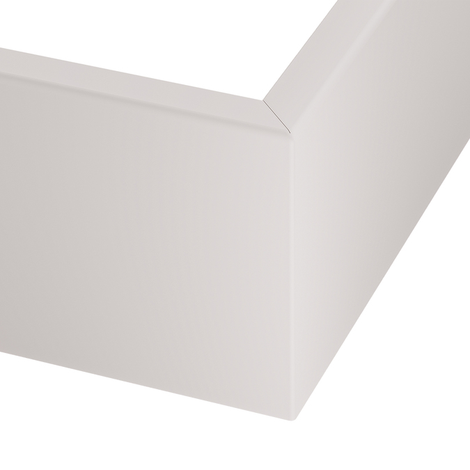 Bravo seamless corner sofa 80mm White