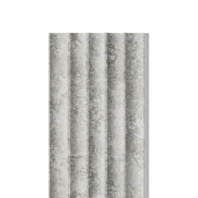 Dekorativní 3d nástěnný panel Yutra Marble Wide šedá